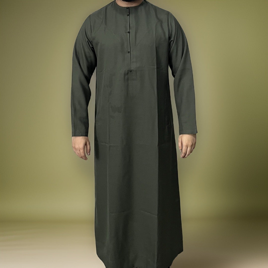 al-Ahdar - Khaki Waterproof Emirati Thobe 💧🇦🇪