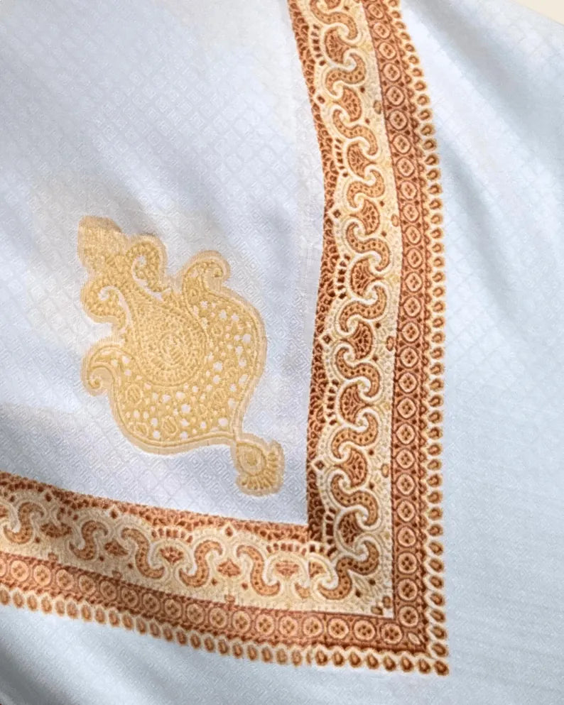 Yemeni Classic Shemagh [White]