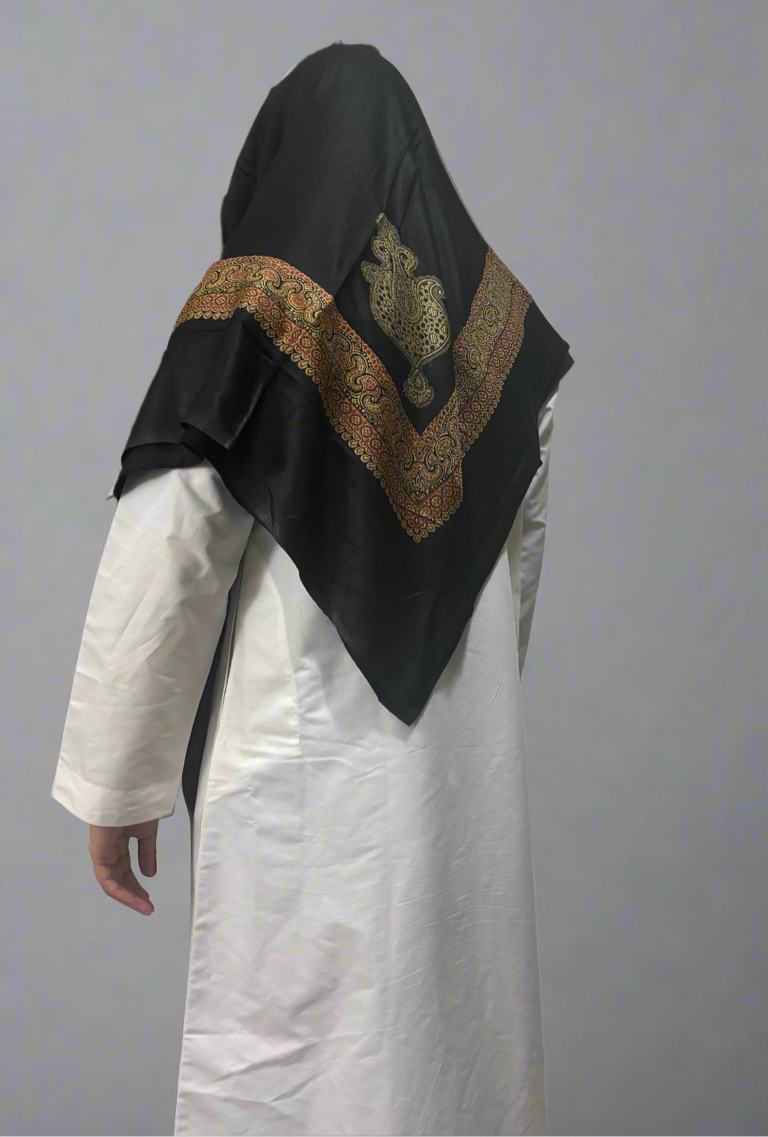 Yemeni Classic Shemagh [Black]