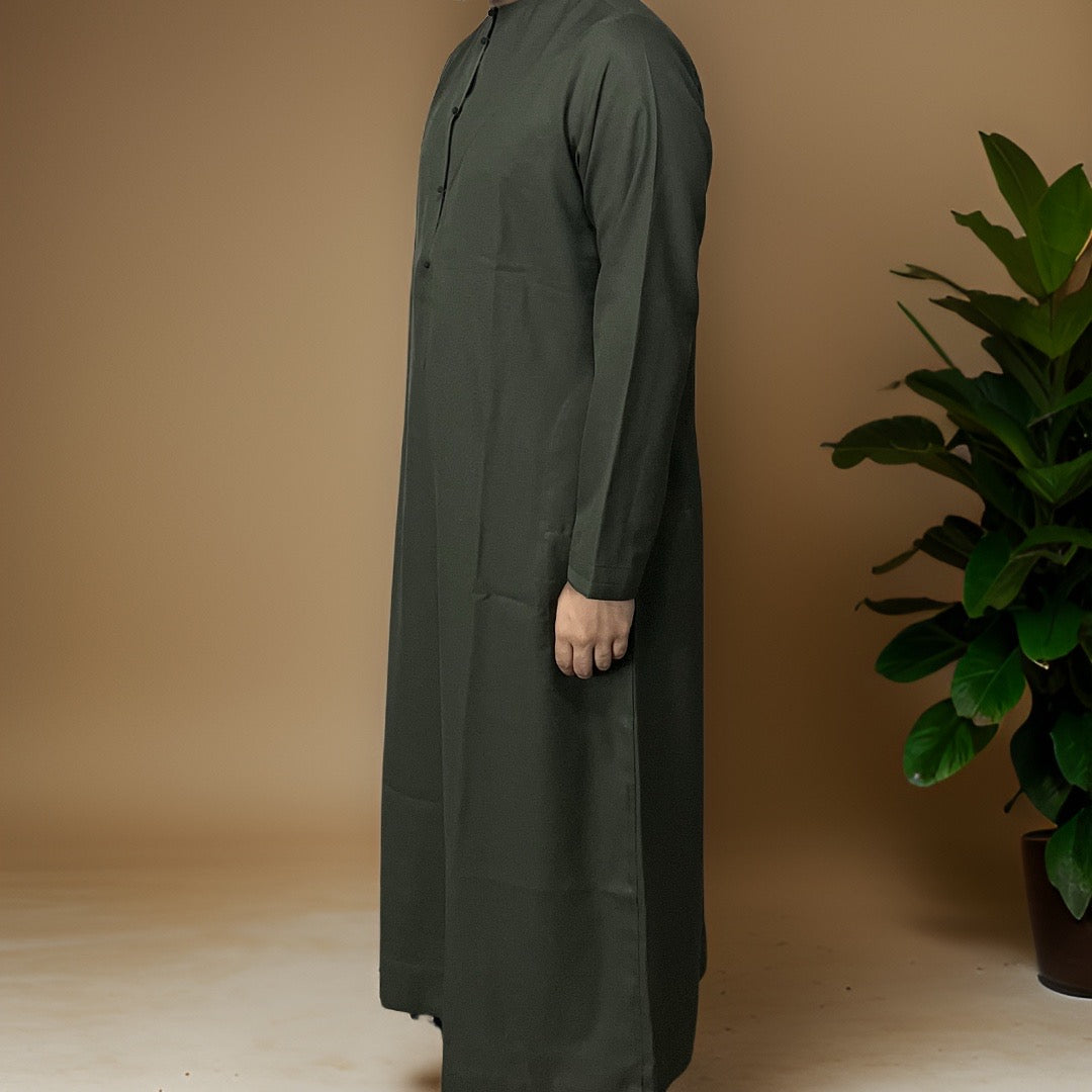 al-Ahdar - Khaki Waterproof Emirati Thobe 💧🇦🇪