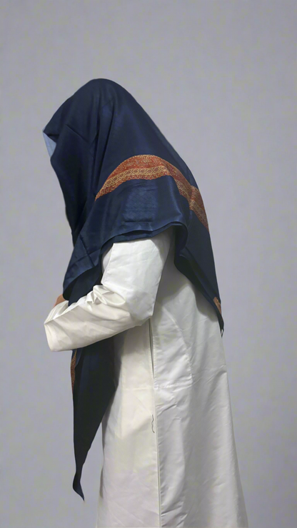 Yemeni Classic Shemagh [Navy]